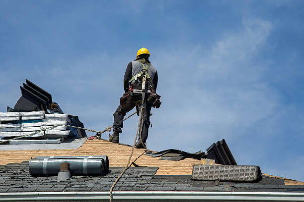 Professional Roof Installation technician working in Madison, MD